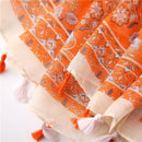 Foulard fleuri cheveux