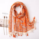 Foulard fleuri cheveux