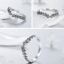 Bague feuille de laurier en argent