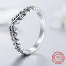 Bague feuille de laurier en argent