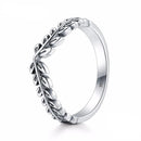 Bague feuille de laurier en argent