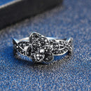 Bague fleur ancienne