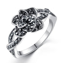 Bague fleur ancienne