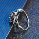 Bague fleur ancienne