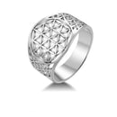 Bague fleur de vie en argent