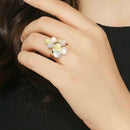 Bague fleur fantaisie