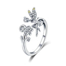Bague fleur fée clochette