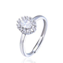 bague fleur fiançailles