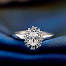 bague fleur fiançailles