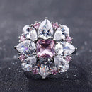 Bague fleur forme joaillerie