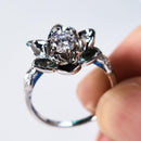 Bague fleur joaillerie