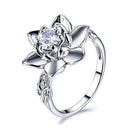 Bague fleur joaillerie