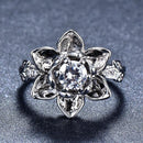 Bague fleur joaillerie