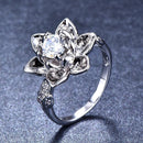 Bague fleur joaillerie