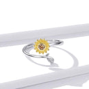 Bague fleur tournesol