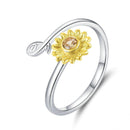 Bague fleur tournesol