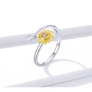 Bague fleur tournesol