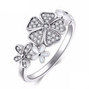 Bijou bague fleurs