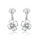 Boucle d'oreille en forme de trèfle