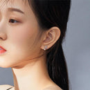 Boucle d'oreille feuille de ginkgo