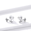 Boucle d'oreille feuille de ginkgo