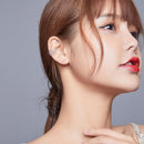 Boucle d'oreille fleur avec clip