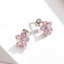 Boucles d'oreilles en forme de fleurs