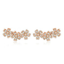 boucles d'oreilles fille fleur
