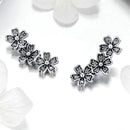 boucles d'oreilles fille fleur