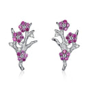 boucles d'oreilles fleurs de cerisier