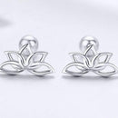 Boucles d'oreilles fleurs de lotus