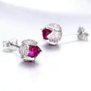 Boucles d'oreilles fleurs de luxe