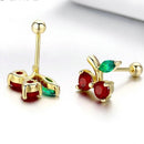 Boucles d'oreilles fleurs fantaisies