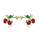Boucles d'oreilles fleurs fantaisies
