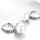 Boucles d'oreilles fleurs & perles