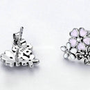 Boucles d'oreilles fleurs vintage