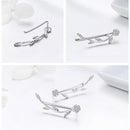 Boucles d'oreilles hortensias