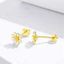 Boucles d'oreilles marguerites