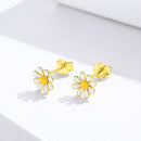 Boucles d'oreilles marguerites