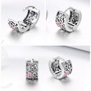 Boucles d'oreilles motifs fleurs