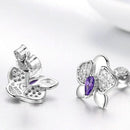 Boucles d'oreilles orchidées