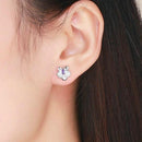 Boucles d'oreilles orchidées