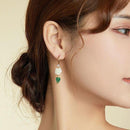 Boucles d'oreilles rose blanche