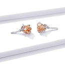 Boucles d'oreilles rose gold