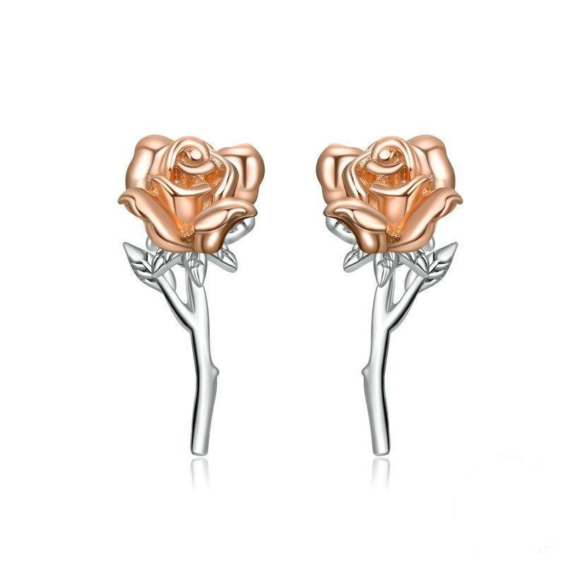 Boucles d'oreilles rose gold
