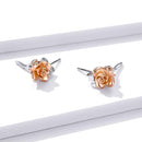 Boucles d'oreilles rose gold