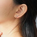 Boucles d'oreilles rose gold