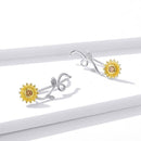 Boucles d'oreilles tournesols