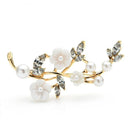 Broche barrette fleur