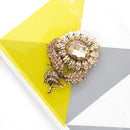 Broche fleur ancienne